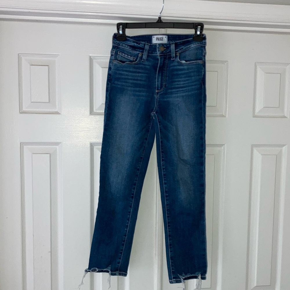 Paige Blue Women's Hoxton Slim Crop